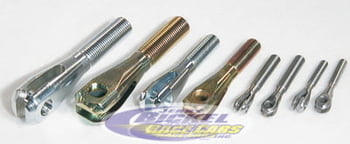 Threaded Clevis (1/4"-28 RH, Bolt 3/16", Slot 1/8")
