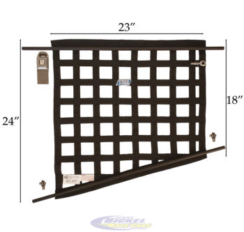 Sportsman Window Net and Mounting Kit Combo